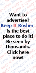 Advertise with Keep It Kosher